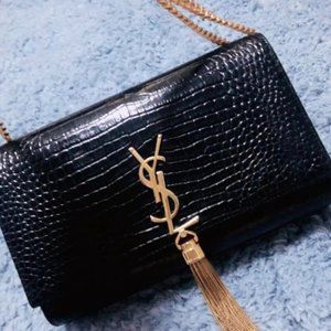 YSL GOLD CHAIN CROSS BODY/SHOULDER BAG